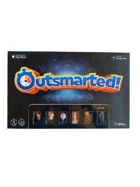 Outsmarted! Interactive Quiz Board Game w/ App Integration For Kids & Adults 8+